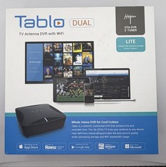 Tablo Dual Lite TV Antenna DVR with WiFi OTA DVR 2-Turner Model TDNS2B-02-CN
