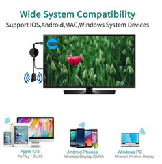 Wifi Wireless HDMI Mirror Screen Display Adapter Miracast Dongle For HD 1080P TV