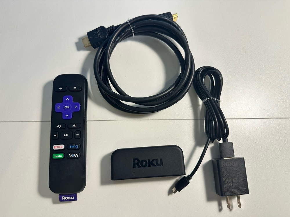 Roku Premiere HD 4K HDR Streaming Media Player with Remote & Premium HDMI Cable