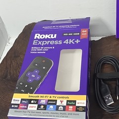 Roku Express 4K+ Streaming Player – 3941RW (Black)