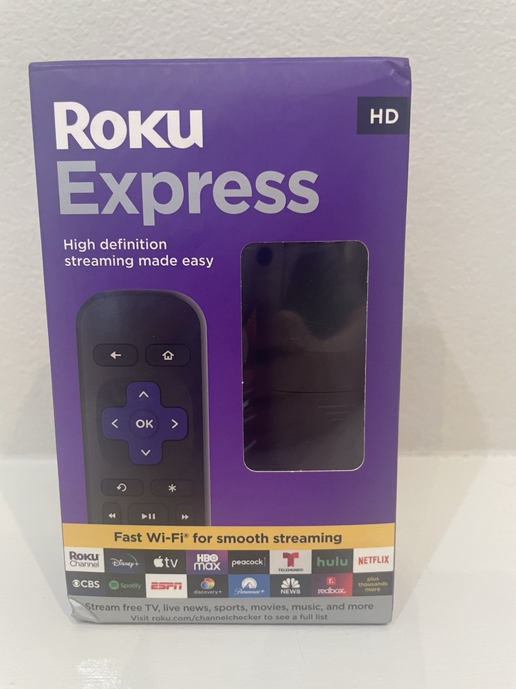 Roku Express 1080p HD Media Streamer Wi‑Fi HDMI Apple AirPlay HomeKit