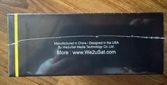 We2USat K3 PRO+ 6K HDR Android TV Box Remote Control 4GB RAM + 32GB Storage