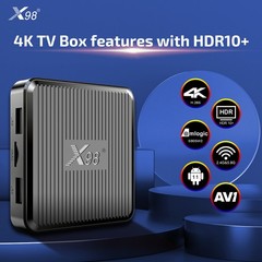 X98Q 11.0 Box Amlogic S905W2 UHD 4K Media Player 2.4G/5G D TJIT
