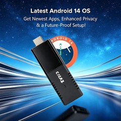 TVR3 Android 14 TV Stick 4GB 32GB 4K WiFi6 Bluetooth Streaming Player