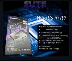2026 vSeeBox Elite Ultra 8 Smart Media Box, 21+ apps, 4 Way Viewing, User DVR.