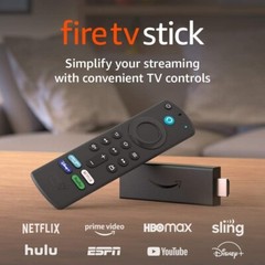 Amazon Fire TV Stick (3rd Gen.) FHD Media Streamer with Alexa Voice Remote (3rd)