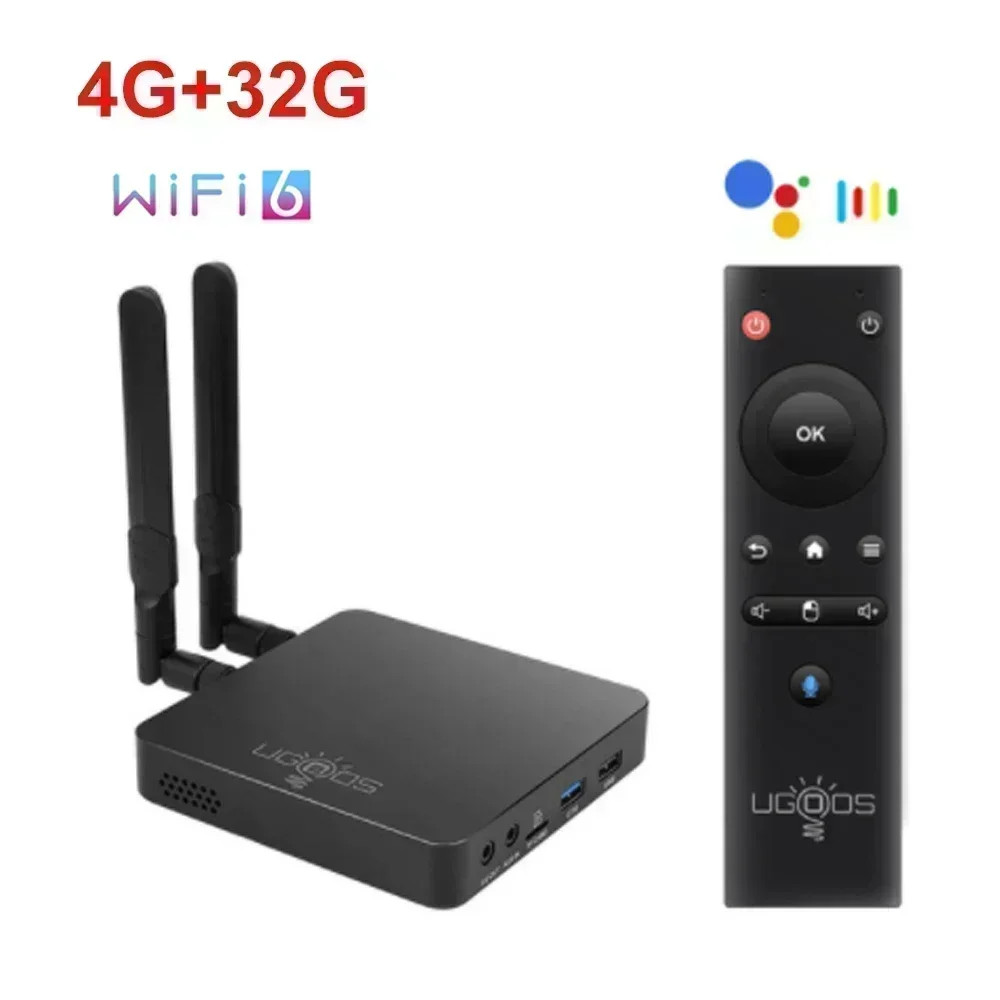 AM6B plus Amlogic S922X-J Android 9 Smart TV Box 4GB DDR4 32GB Wifi 6 1000M BT5.