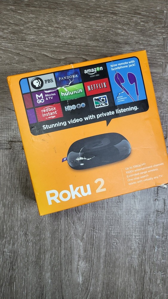 Roku 2 (3rd Generation) Media Streamer 2720X – Black Fast Shipping