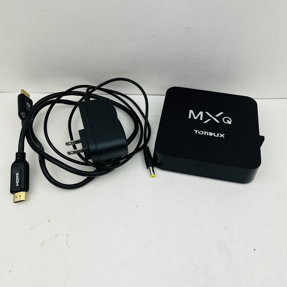 MXQ Tonbux OTT TV 1080 HD Box Android Player With Power Adapter And HDMI