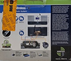 LINKSYS Wireless Music System WMLS11B Digital Media Streamer Internet Radio MP3