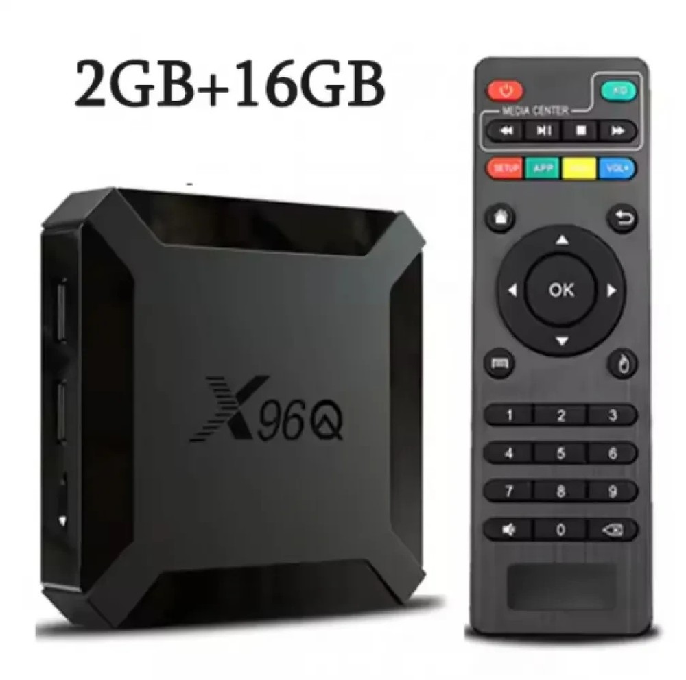 Android 10.0 Smart TV BOX H313 Quad Core TVBOX 2GB 16GB 4K 2.4G Wifi Set up Fast