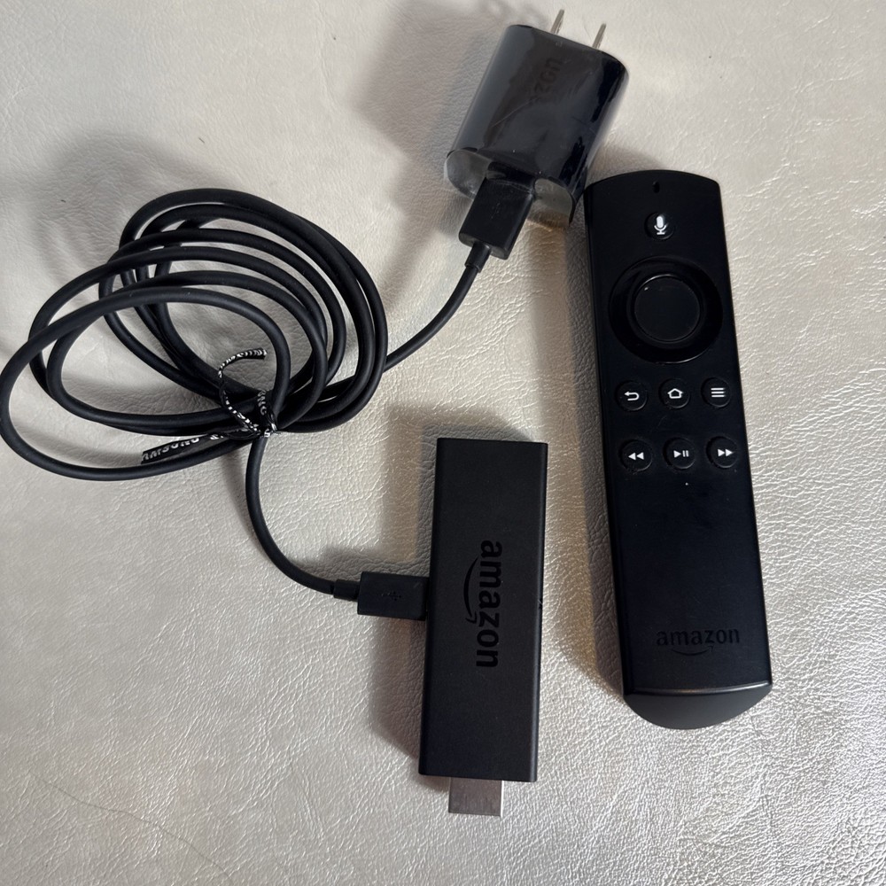 Amazon Fire TV Stick Media Streamer Stick, Remote & Cord -CE0984