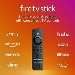 Fire TV Stick 4K Max 2nd Gen Alexa Voice Remote 16GB Compatible with Amazon