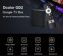 GOOGL TV SMART TV CHROMECAST 2G RAM 32G ROM WiFi VOICE 4K ULTRA HD VOICE COMAND