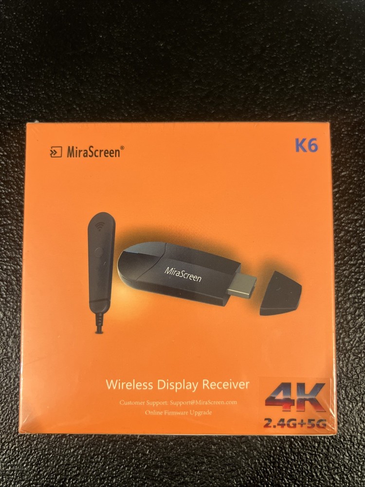 MiraScreen K6 TV Mirroring Device 1080P Miracast Wireless Display Adapter