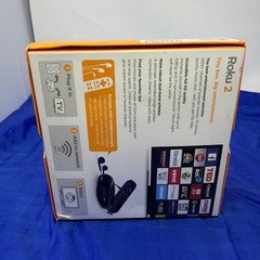 Roku 2 Media Streamer W/ Headphone Jack- Black (2720R) New & Factory Sealed