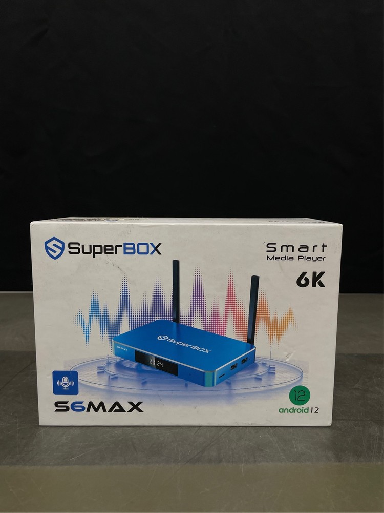 Superbox S6 MAX TV BOX Latest Product Model New Factory Sealed Fast Ship