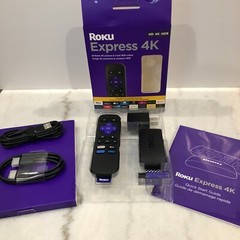 Roku Express 4K Streaming Player Brilliant Picture & Vivid HDR10 Colour (3940CA)