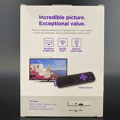 Roku Premiere 4K HDR Streaming Media Player w/ HDMI Cable & Remote In Box Sealed