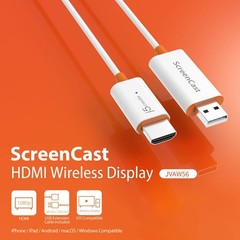 j5create ScreenCast HDMI Wireless Display Adapter Receiver – Mirror Phone, Table