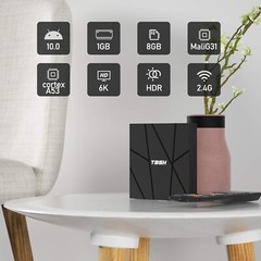 Smart Android TV Box 10.0 – 6K Ultra HD – Quad-core – 2.4G WiFi – 2022 Upgrade