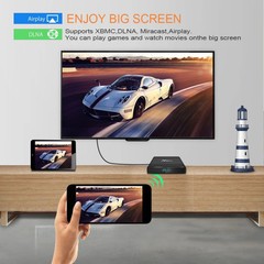 X96 Air 8K Smart TV BOX Android 9.0 Media Player with Remote Control, Quad-core