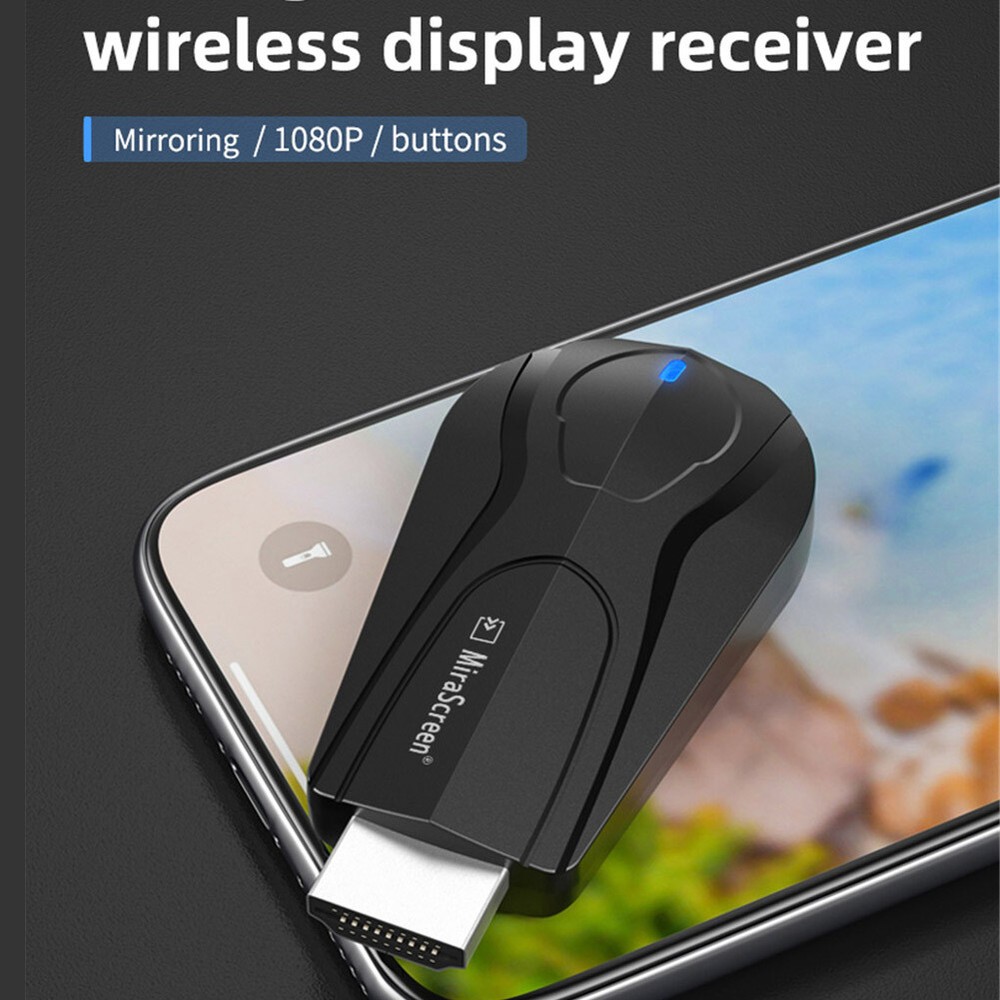 Wireless TV Dongle Receiver TV Stick 1080P Wifi Display Airplay for Andoid iOS