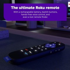NIB Roku Ultra 4K HDR Dolby Vision/Atmos Wi‑Fi 6 Rechargeable Voice Remote 4850R