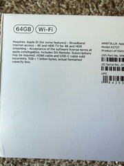 Apple TV (4K 3rd Gen) 64GB- WIFI – Model A2737 / MN873LL/A – BRAND NEW