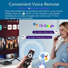Android 14.0 Tv 2025 Leffot Rk3518 4K Ultra Hd Streaming Device For Tv 2Gb Ram