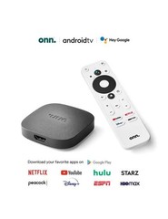 4K UHD Android TV Streaming Device with Voice Remote & HDMI Cable – Google Assis