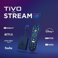 TiVo Stream 4K – Every Streaming App and Live TV on One Screen – Black