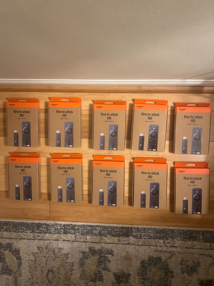 LOT OF 10 Amazon Fire TV Stick HD 2026 Wi-Fi 6 Full HD Streaming Device Alexa