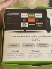 Roku Streaming Stick (3600R) HD Streaming Player Quad-Core Processor Remote CIB