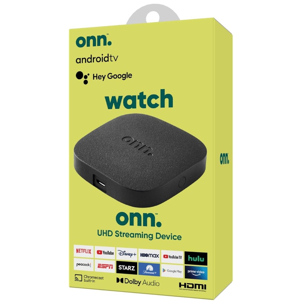 Chromecast Built-In UHD Streaming Device with Voice Control