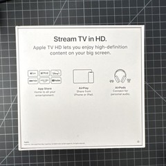 Apple TV HD 32GB Digital Media Streamer Wi-Fi HDMI 1080p MHY93LL/A