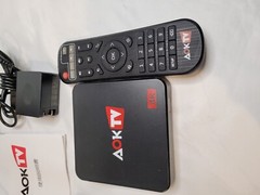 Pair of AOK TV 4k box android 16G eMMC 1G DDR3 with remotes