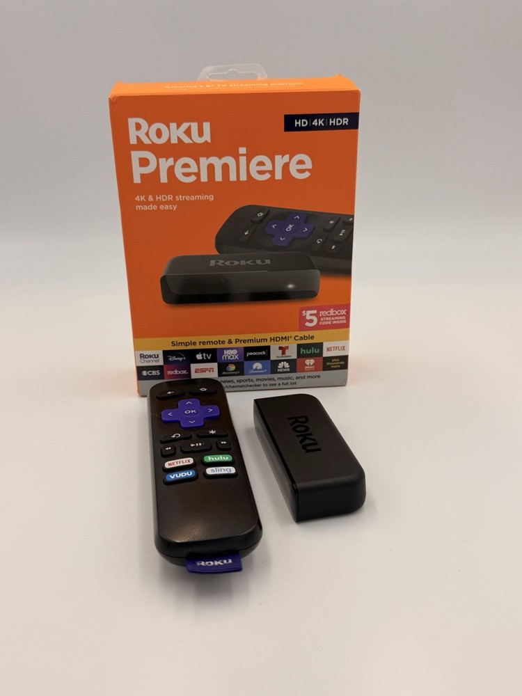 Roku Premiere Media Streamer – 3920R (Black)