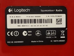 Logitech Squeezebox X-R0001 Wi-Fi Network Music Player Internet Radio Streamer