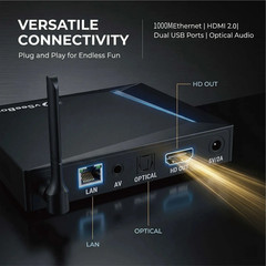 vSeeBox V6 Pro Smart TV Box Voice Remote Authorized Distributor Free Shipping