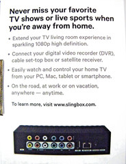 Slingbox 350 Media Player Digital HD Vidoes, Watch TV Anywhere, New, Open Box