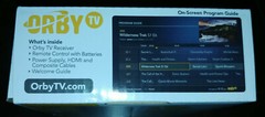 Orby TV Satellite Receiver box KSTB2095 BLACK no contract Brand New