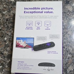 Roku Express 4K+ Streaming Player 2160p 4K HDR w/ Voice Control, Wi-Fi