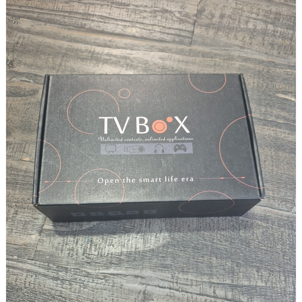 Ott TV Box Android Smart Life AX9 R2 Max CPU Quad Core 4GB Wifi New open Box