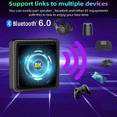 Q19 Android TV Box H618 8K Media Player 8GB RAM 256GB ROM WiFi 6 BT 6.0