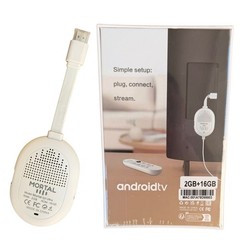 2026 Android 14 Streaming TV Stick Voice Control 2GB/16GB Mortal Q2 Dual WiFi