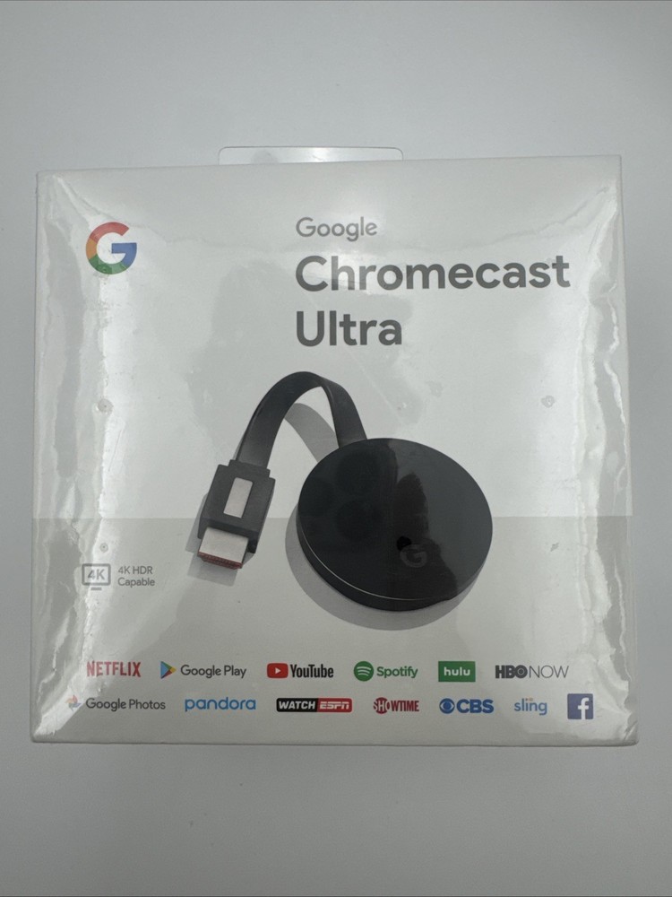 New-Google-Chromecast Ultra-4K Digital-NC2-6AD-D-GA3A00403A14-Free Shipping