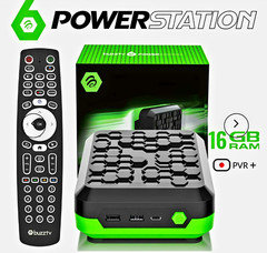 BuzzTV PowerStation 8K Android Box 16GB RAM 128GB PVR+ BT-500 Remote