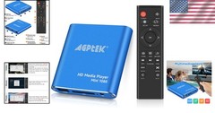 Mini 1080p HDMI Media Player – Compact, Multi-Format Playback for Home & Travel