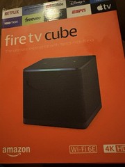 Amazon Fire TV Cube 3rd Gen-Alexa Wi-Fi 6E 4K Ultra HD (Open Box)